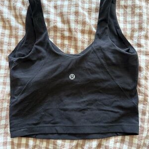Lululemon Black align crop tank